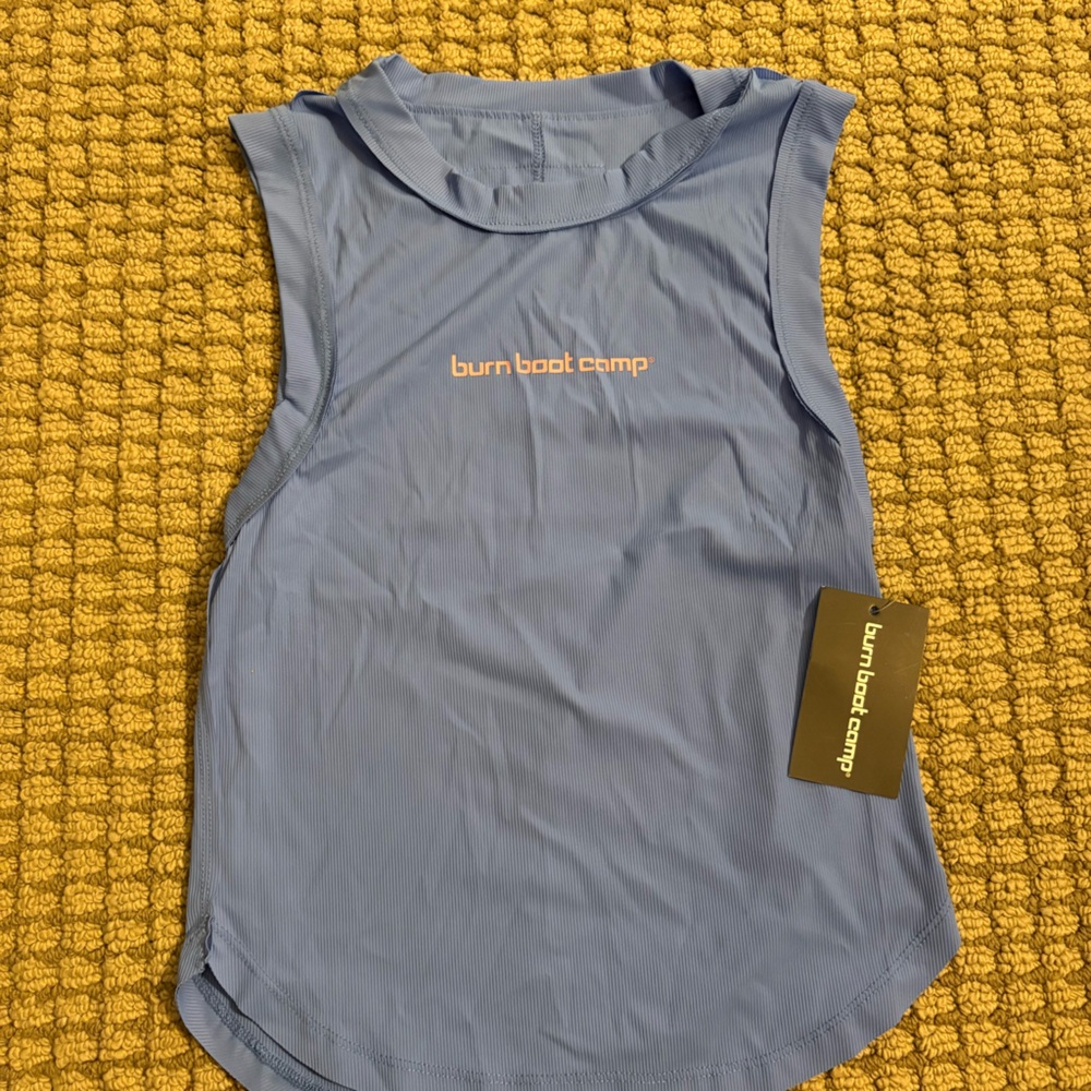 Burn Boot Camp Blue Tank Top